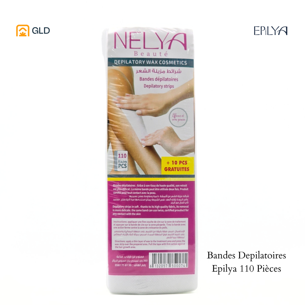 Bandes Depilatoires Epilya 110 Pièces