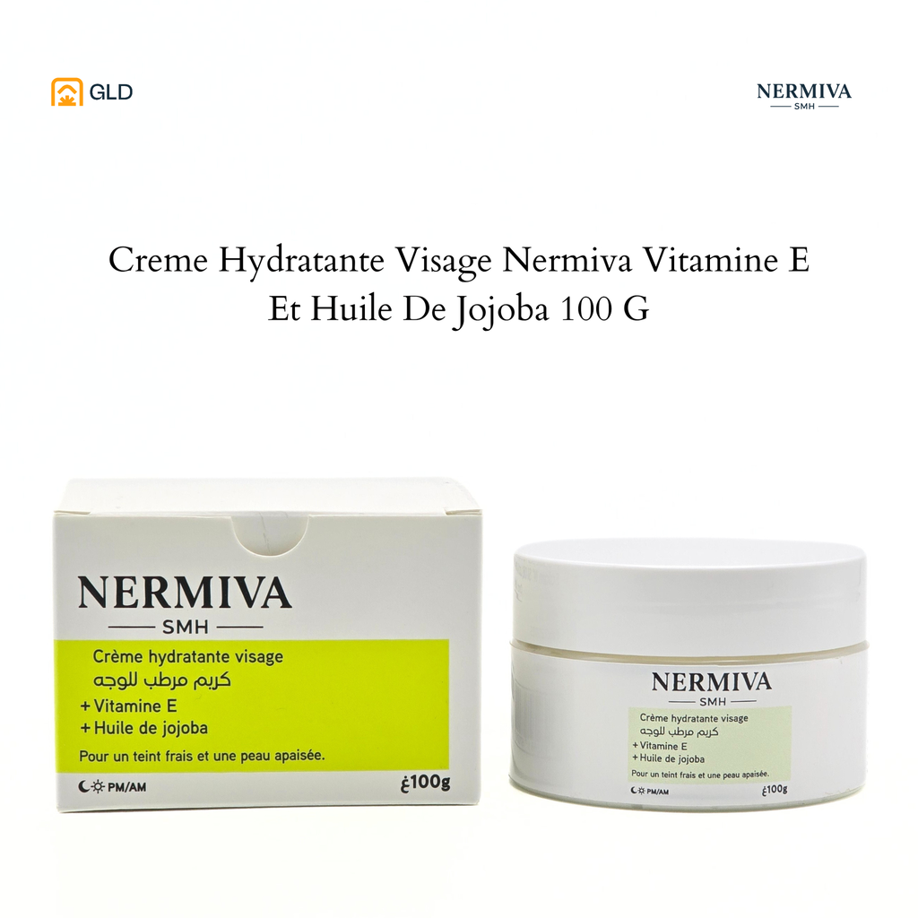 Creme Hydratante Visage Nermiva Vitamine E Et Huile De Jojoba 100 G
