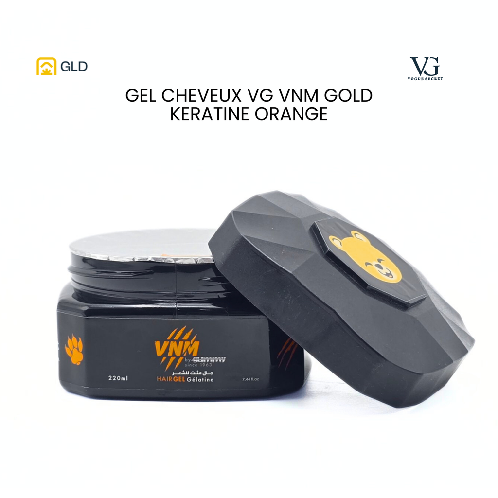 Gel Cheveux VG VNM Gold Keratine Orange