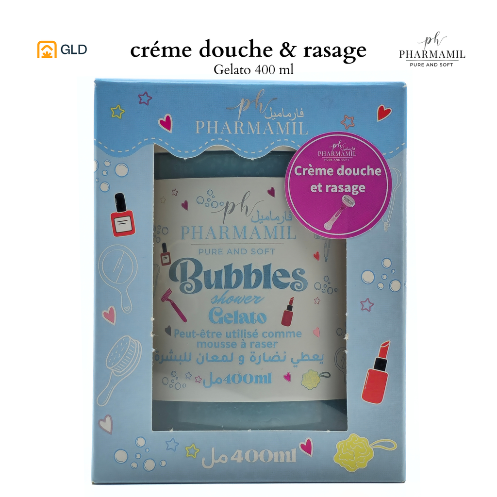 Bubbles Shower Pharmamil 400ml Gelato Bleu