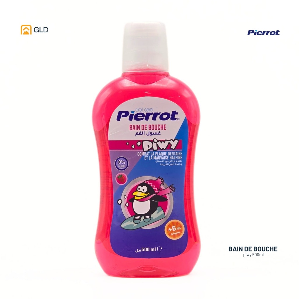 Pierrot Bain De Bouche Piwy 500Ml Rouge