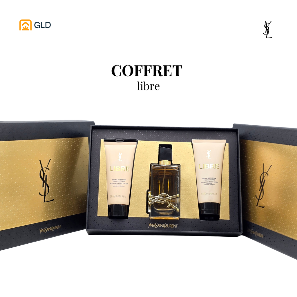 Coffret YSL Libre 3pcs Noir Doré