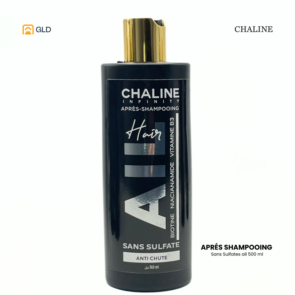 Apres Shampooing Chaline Sans Sulfate 360Ml Ail Anti Chute