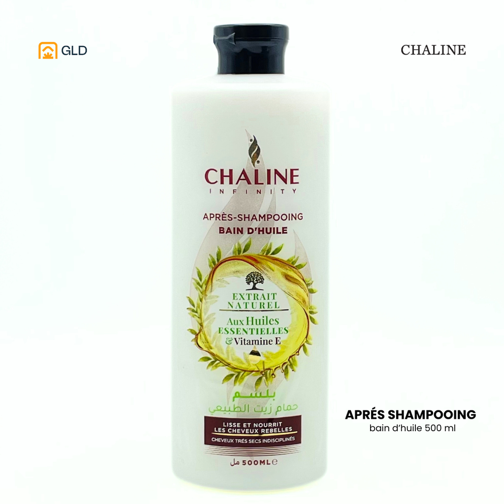 Apres Shampooing Chaline 500Ml Aux Huiles Essentielles & Vitamine E