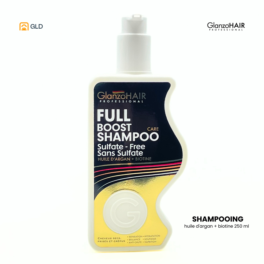 Shampooing Glanzo Hair Cheveux Secs 250Ml