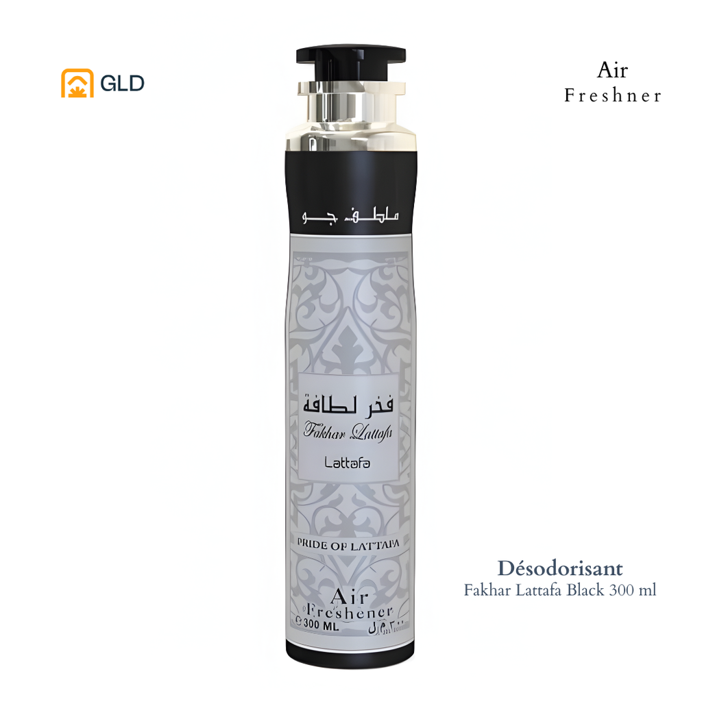 Désodorisant Fakhar Lattafa Pride Of Lattafa Black 300 ml 