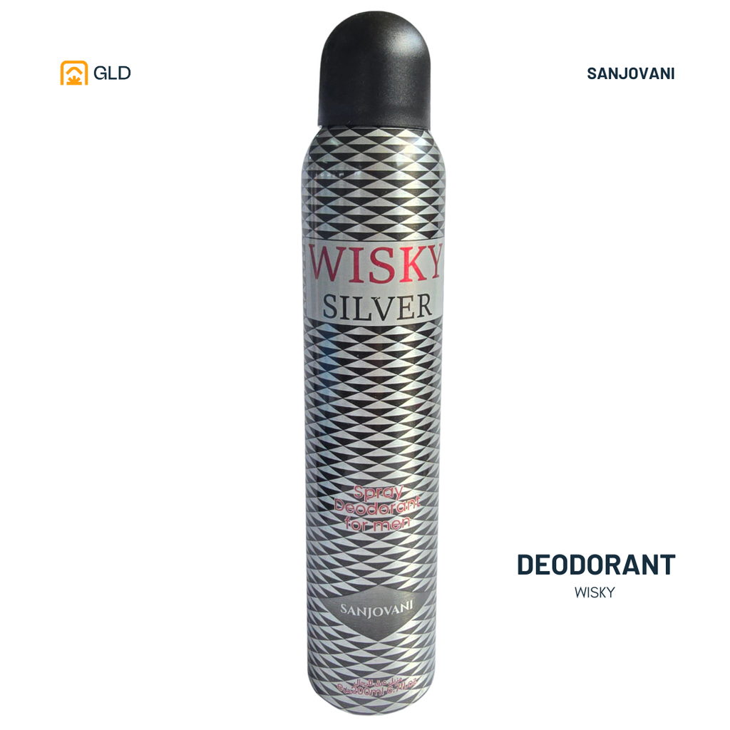 Deodorant Sanjovani Wisky Silver