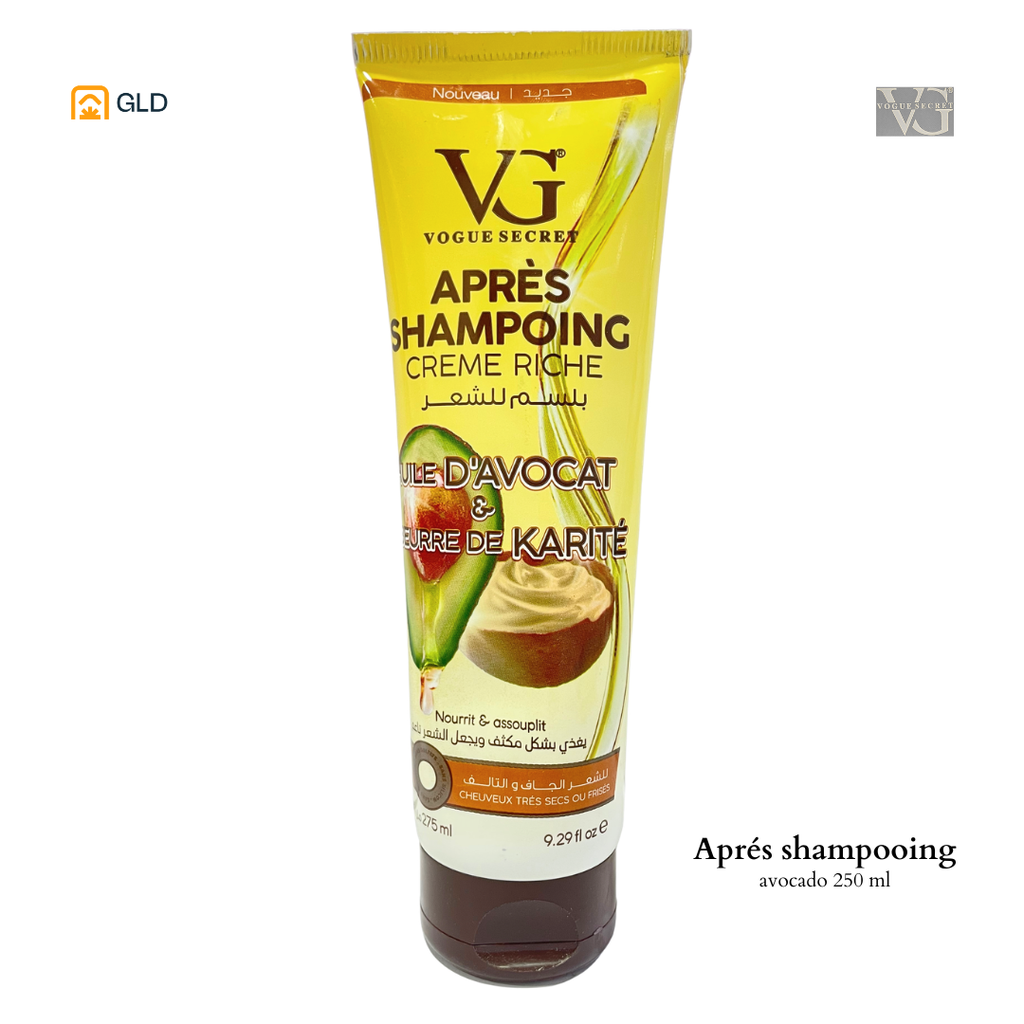 Apres Shampooing VG Avocado Sans Sulfate
