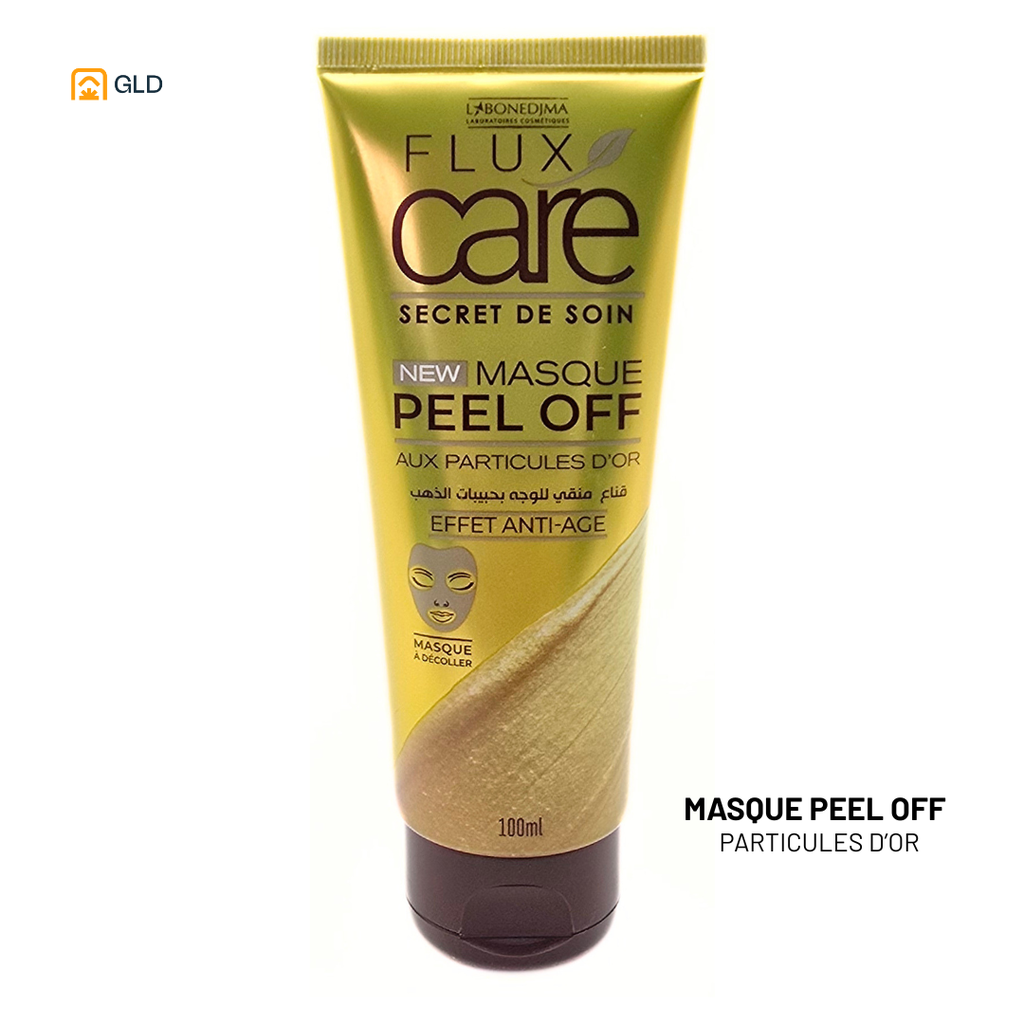 Masque Peel Off FLUX CARE 100 mL (Particules Dorees)
