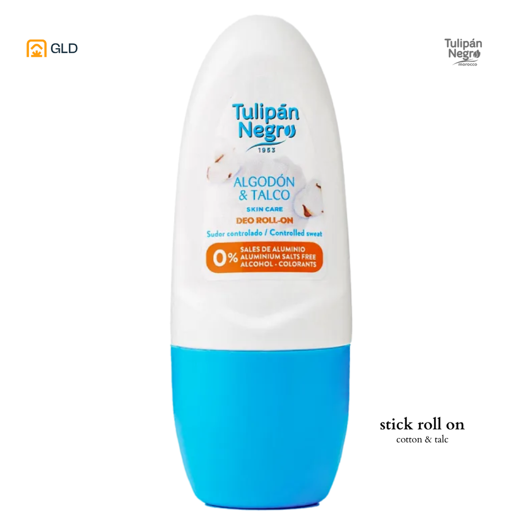 Stick Roll On Tulipan Negro  Cotton & Talc 50ML