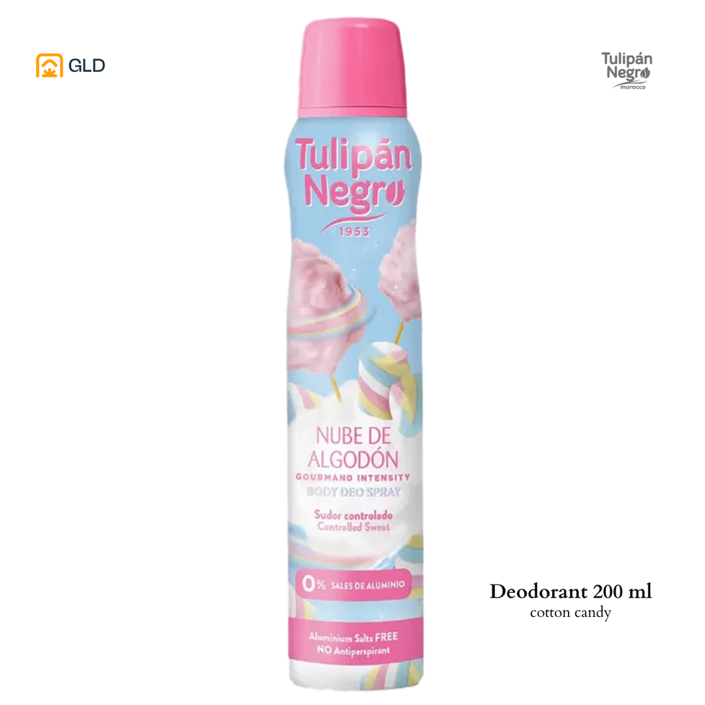Deo Tulipan Negro Cotton Candy 200ML  