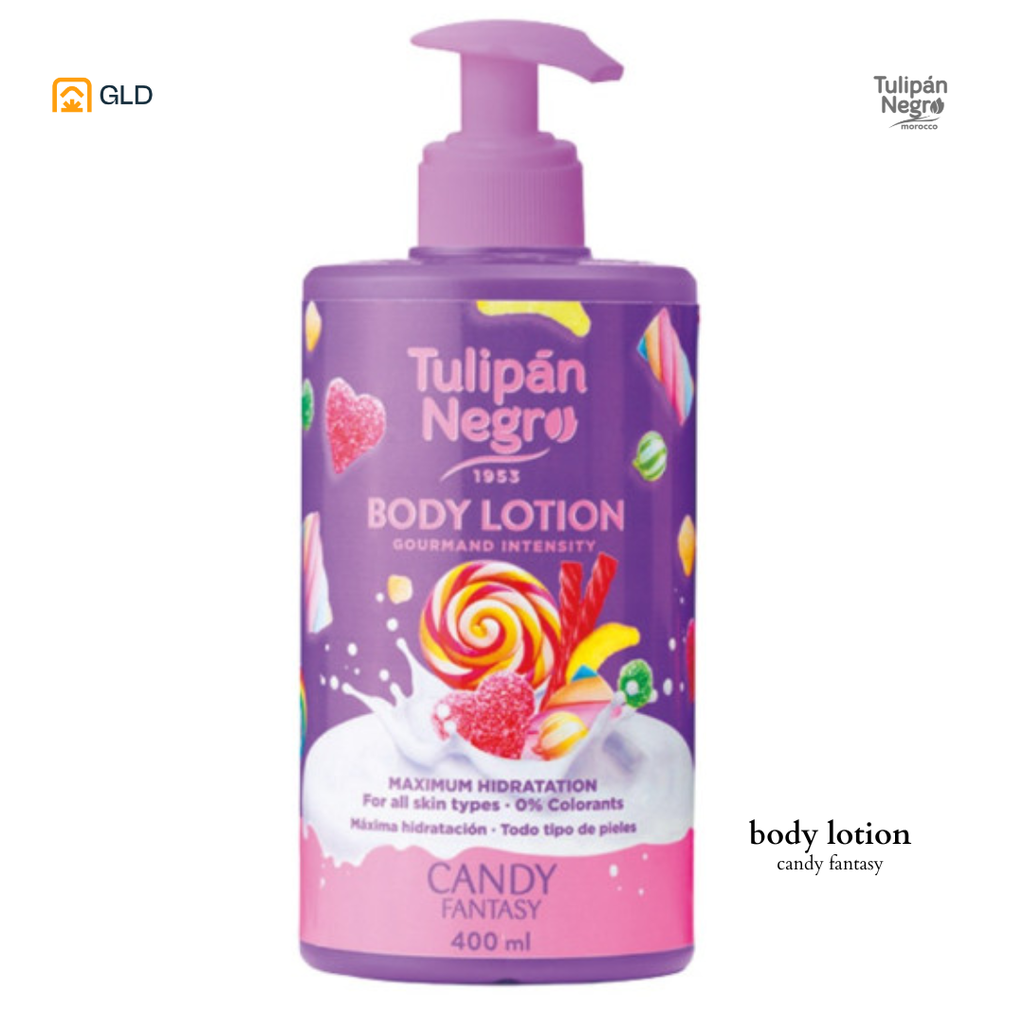Body Lotion Tulipan Negro Candy Fantasy 400ML 