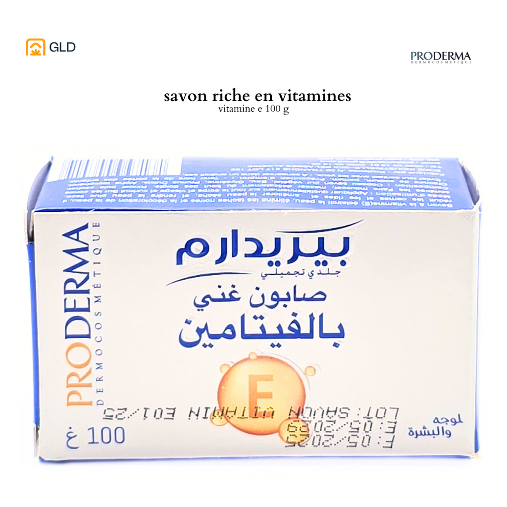 Savon Puriderm A La Vitamine E Proderma 100GR