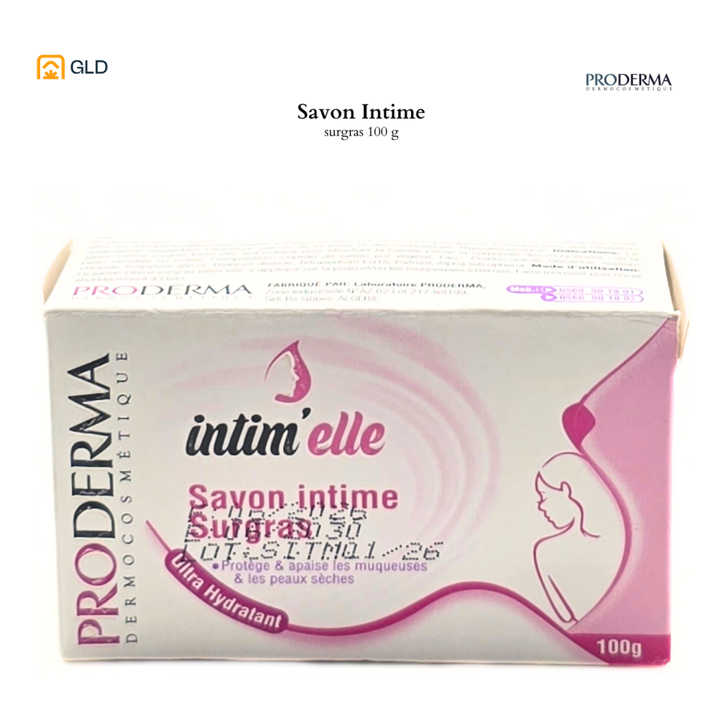 Savon Intim'Elle Soin Intime Et Corporel Surgras Proderma 100GR