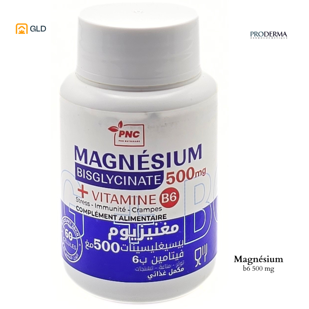 Magnesium Bisglycinate Vitamine B6 COMP ALIM Proderma GEL 60