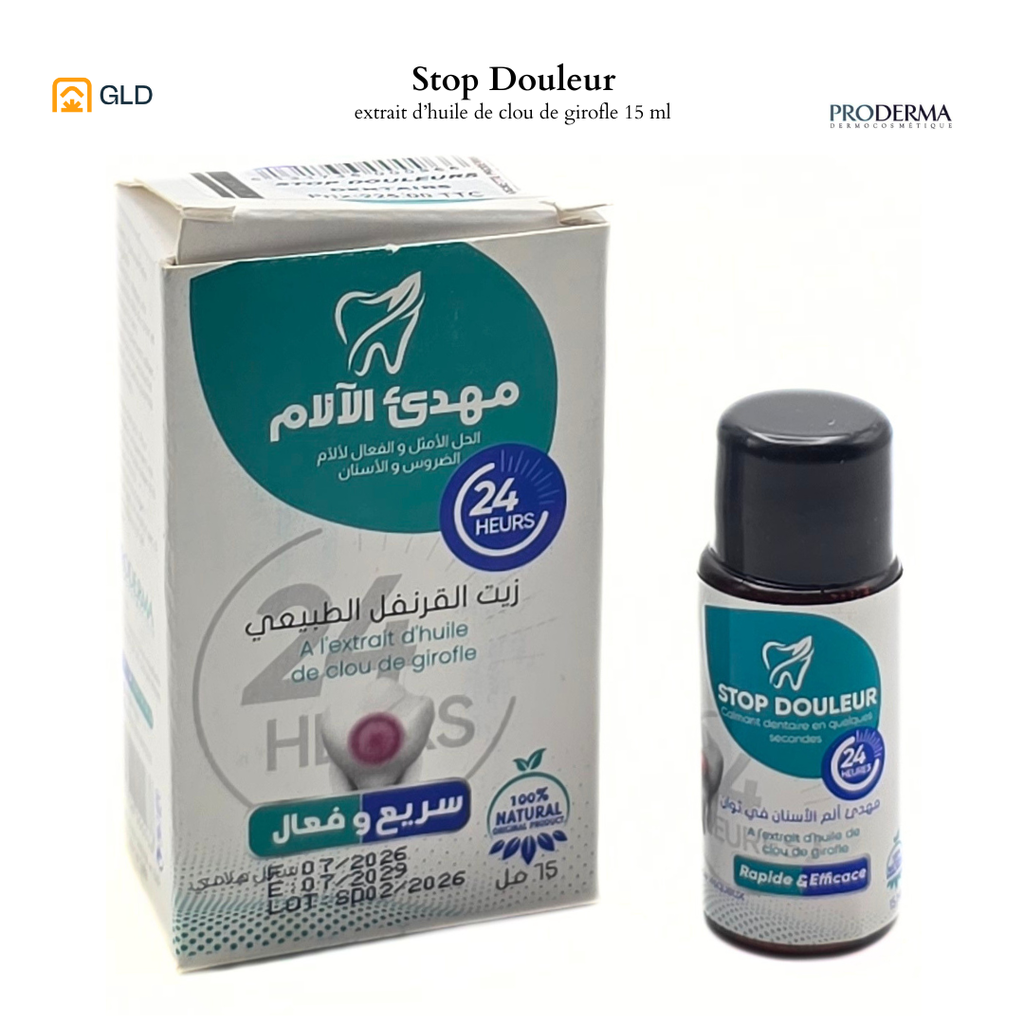Stop Douleur Dentaire He Clou  De Girofle Proderma 15 ML