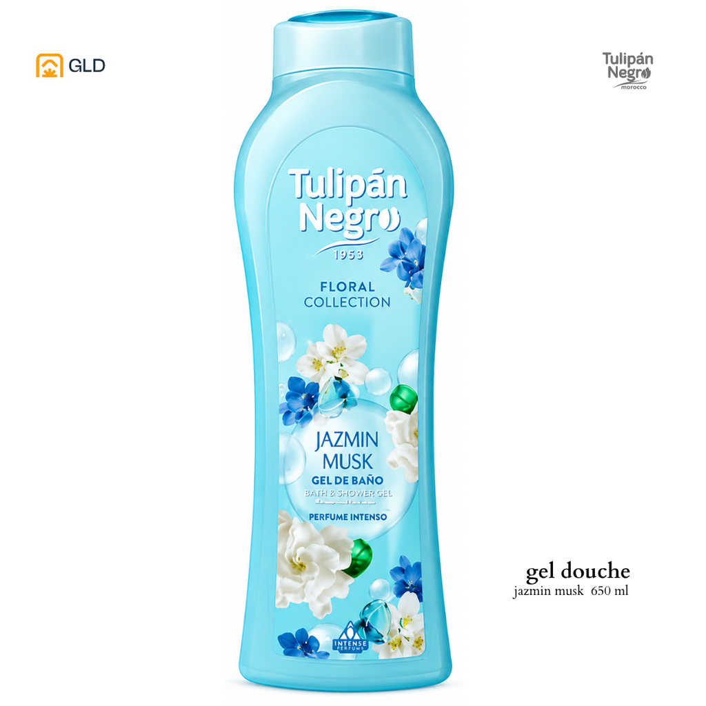 Gel Douche Tulipan Negro Jazmin Musk 650ML