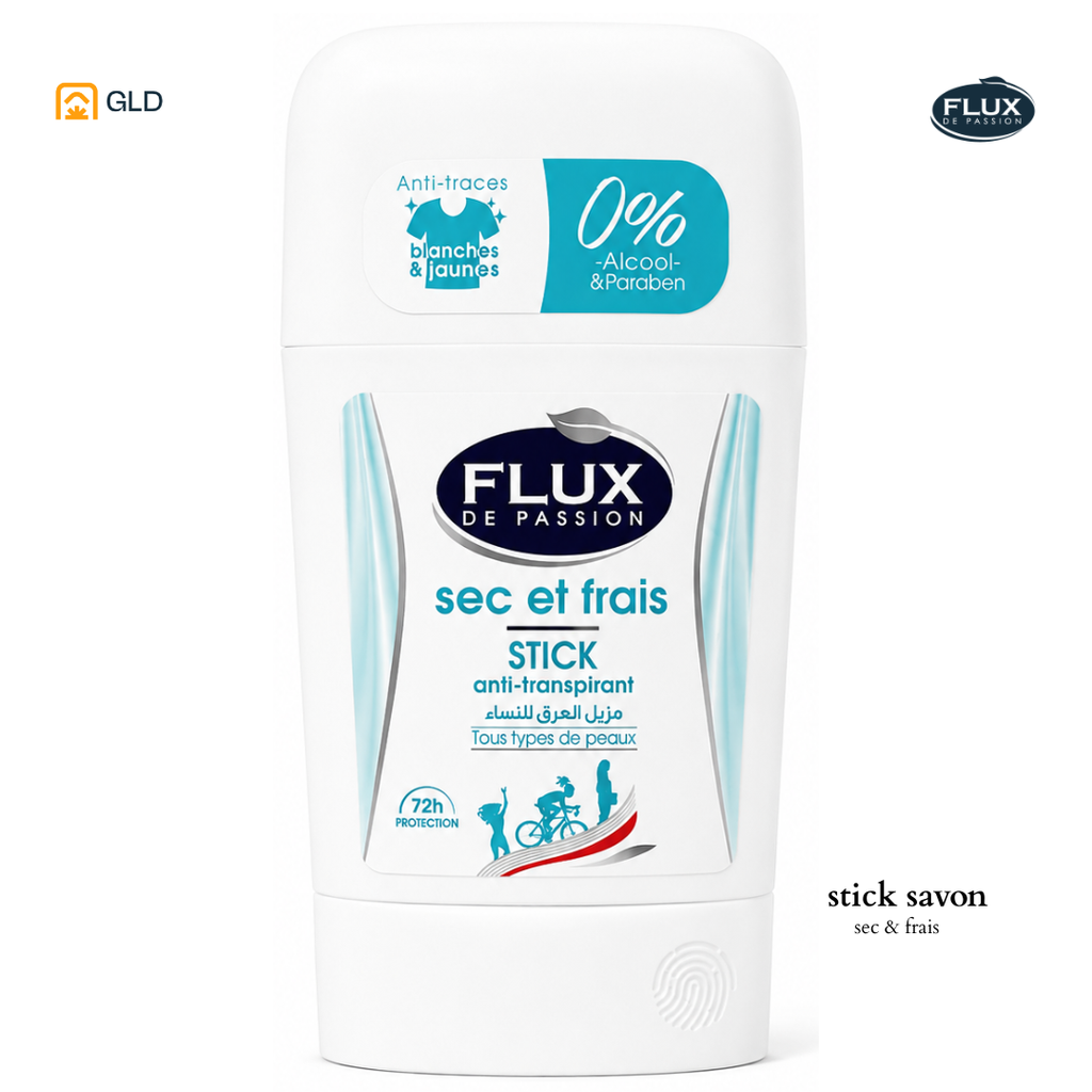 Anti-Transpirant Stick 48h FLUX de Passion Femme 50 mL (Sec & Frais)